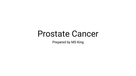 Prostate Cancer Youtube