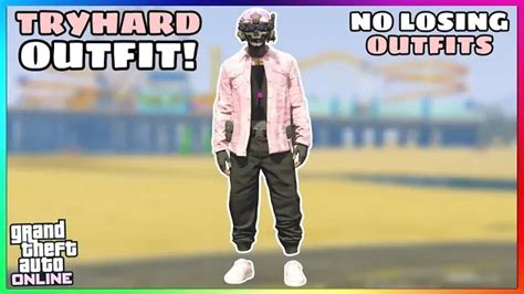 Easy Black Joggers Invisible Torso Glitch Pink Tryhard Modded Outfit