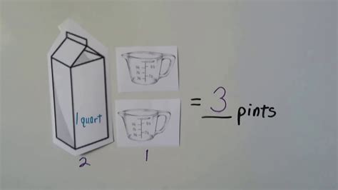 Grade 2 Math 810 Cups Pints And Quarts Youtube