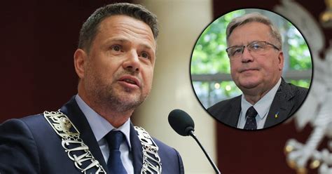 Były prezydent krytykuje decyzję Rafała Trzaskowskiego Gigantyczny