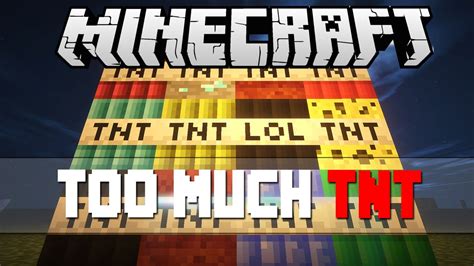 Minecraft Too Much Tnt Amazing Tmt Mod And More Mod Showcase Youtube