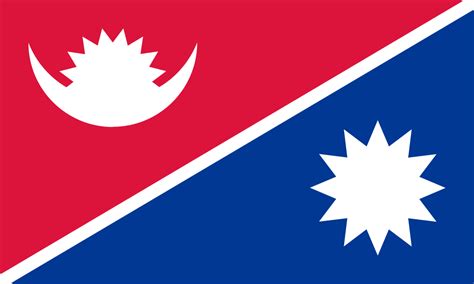 Rectangular redesign of the flag of Nepal : r/vexillology