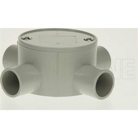 Gts 20mm 4 Way Shallow Round Junction Box Jb420c Conduit Junction