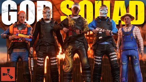 My GOD Squad ONLINE RAIDING Everyone For INSANE Loot Rust YouTube