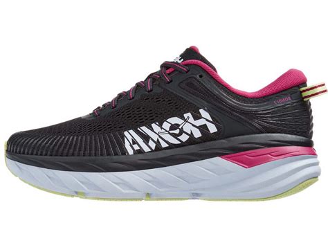 Hoka One One Bondi Blue Graphite Festival Fuchsia W