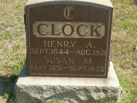 Henry Acker Clock M Morial Find A Grave