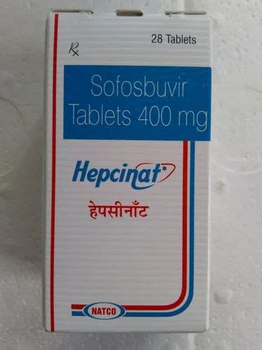 Mg Hepcinat Sofosbuvir Tablet At Rs Bottle Pharmaceutical