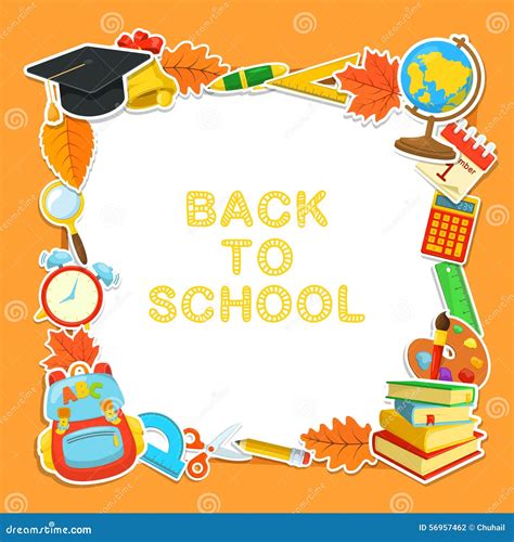 Welcome Back To School Stock Vector Illustration Of Student 56957462