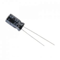 Syscom Ce V Capacitor Electrolitico De Aluminio Radial De Fd