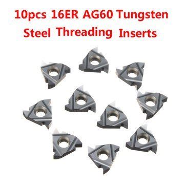 Pcs Er Ag Carbide Inserts Tungsten Steel Threading Inserts