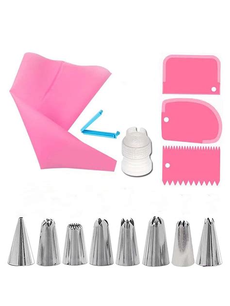 14pcs Pastry Bag And Piping Nozzle Set