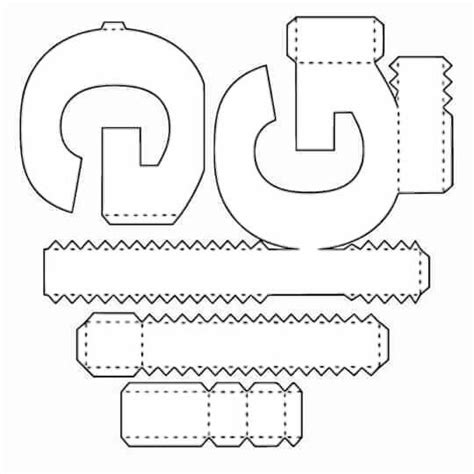 Moldes De Letras En 3d