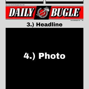 Daily Bugle Custom Made Newspaper, Finished and Ready to Print - Etsy