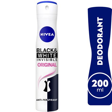 Nivea Invisible For Black&White Deodorant 200ml Online at Best Price ...