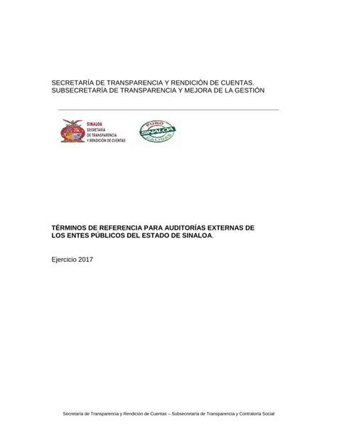 Pdf SecretarÍa De Transparencia Y RendiciÓn De Cuentas