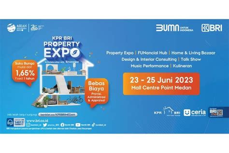 Foto Hadir Di Medan KPR BRI Property EXPO 2023 Tawarkan Promo