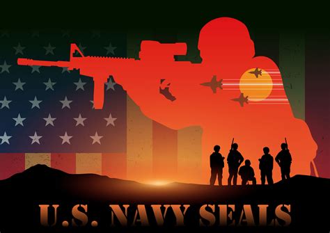 United States Navy Seals 165384 Vector Art at Vecteezy