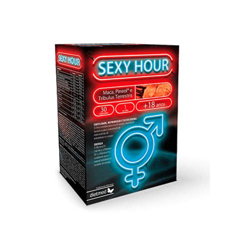 Sexy Hour 30 Cápsulas Dietmed Ajuda Na Disfunção Eréctil