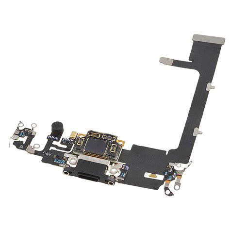 Black Iphone 11 Pro Charging Dock Port Assembly Replacement