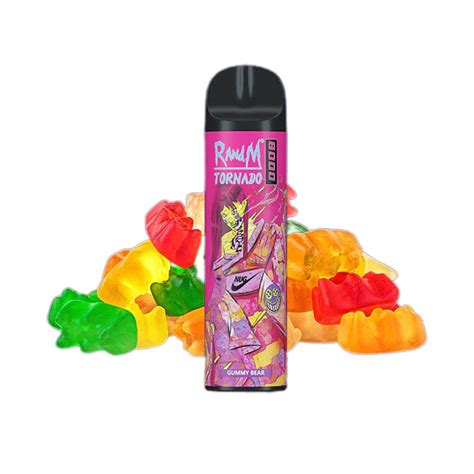 RandM Tornado 8000 Züge 16ml Gummy Bear Einweg E zigarette Vape Shop