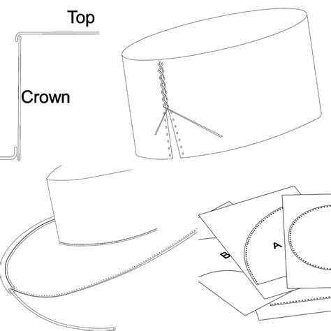 Plague Doctor Hat PATTERN - DIY Hat - Pdf Download