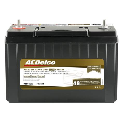 Acdelco® 31xagmt Professional™ Gold Series Agm Battery