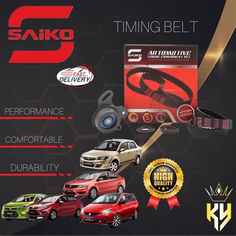 Saiko Timing Belt Kit Proton Saga Flx Exora Turbo Preve Suprima S