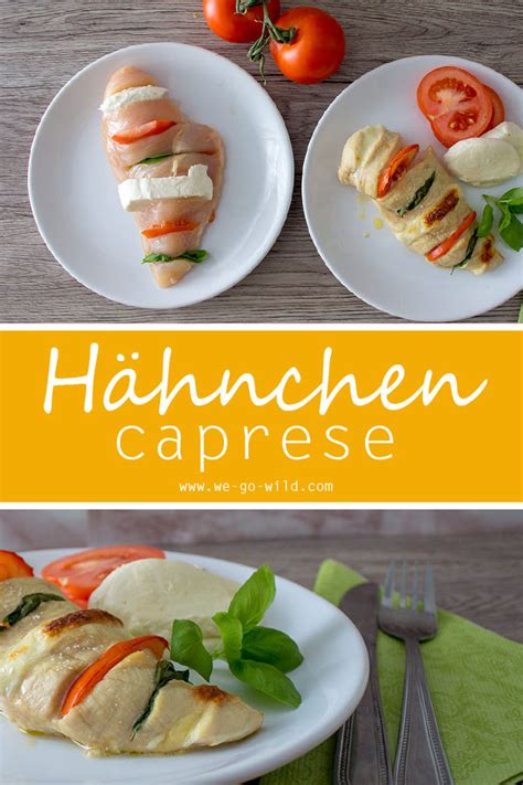 H Hnchen Caprese Aus Dem Ofen Leckere Low Carb Rezeptidee