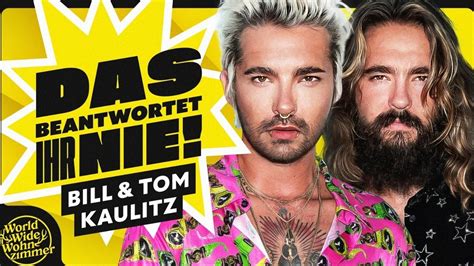 Das Beantwortet Ihr Nie Mit Bill And Tom Kaulitz Zdfmediathek