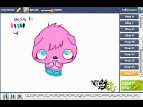 How To Draw Poppet From Moshi Monsters Youtube