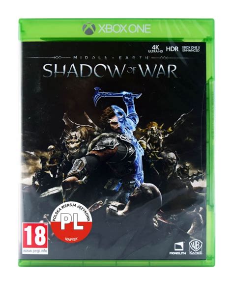 Gra Xbox One Middle Earth Shadow Of War PL Sklep Perfect Blue