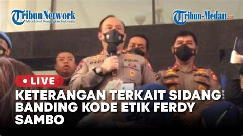 Polri Tak Akan Gelar Seremonial Pemecatan Irjen Ferdy Sambo Usai Sidang