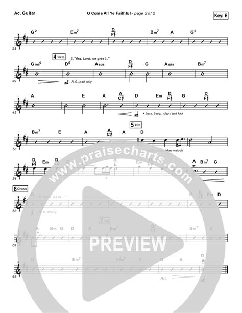 O Come All Ye Faithful Acoustic Guitar Sheet Music Pdf Laura Story Steven Curtis Chapman