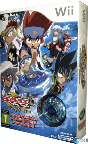 Beyblade Metal Fusion TODA la información Wii NDS Vandal