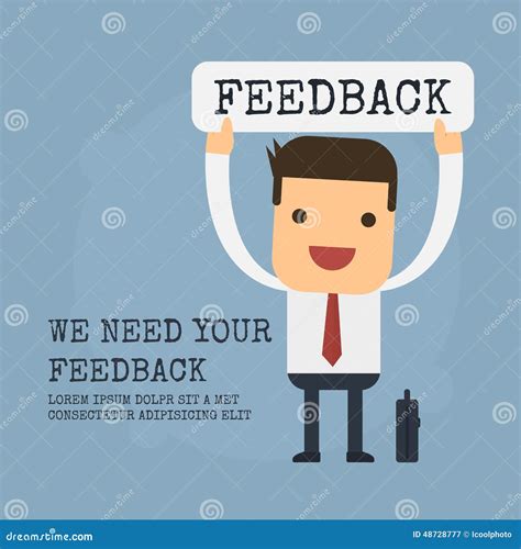 Feedback,Vector Cartoon Concept Abstract Business Stock Vector - Image ...