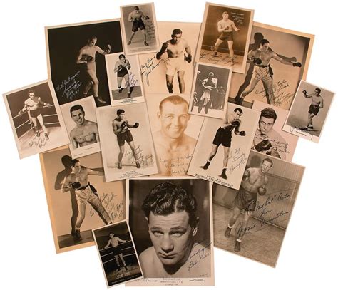 S Boxing Signed Photo Collection