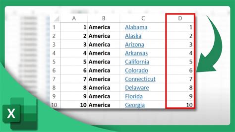 How To Automatically Number Rows In Excel Microsoft Excel Tutorial