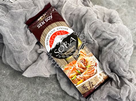 Гречневая лапша Соба Sen Soy, 300 гр / Сопутствующие товары / Ассортимент