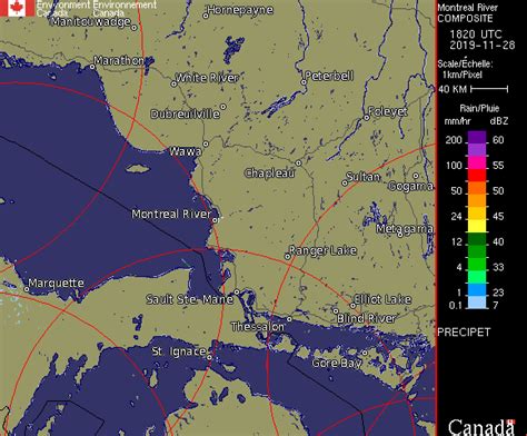 Weather Radar - Montreal River, ON - Environment Canada