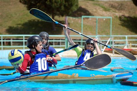 Campeonato Nacional De Kayak Polo Piscina Das Manteigad Flickr