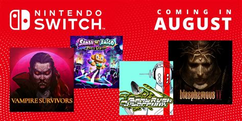 Upcoming Nintendo Switch Games August 2023 News Nintendo