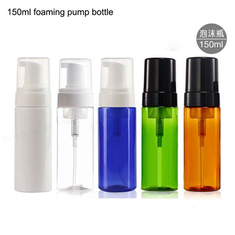 Aliexpress Buy X Ml Empty Amber Plastic Foaming Bottle Soap