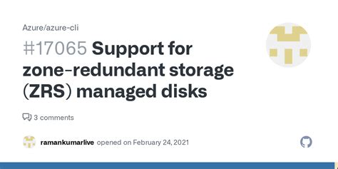 Support For Zone Redundant Storage Zrs Managed Disks Issue