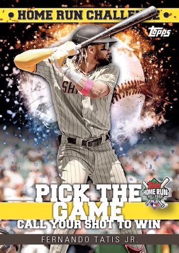 Topps Home Run Challenge Checklist Details How To Play