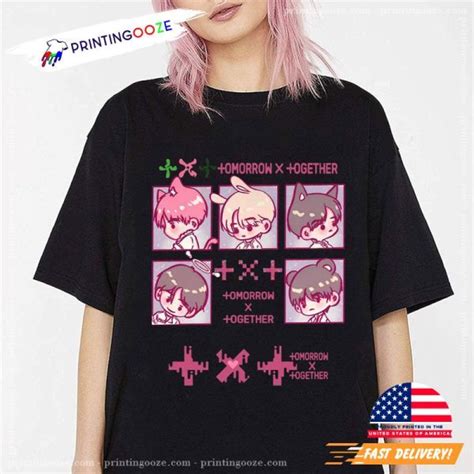 Txt Sugar Rush Ride Fanart Shirttxt Chibi Fanart Shirt