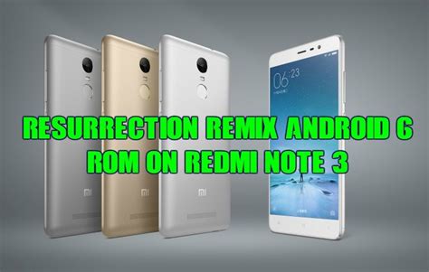 Install Resurrection Remix Android Rom On Redmi Note Technobuzz