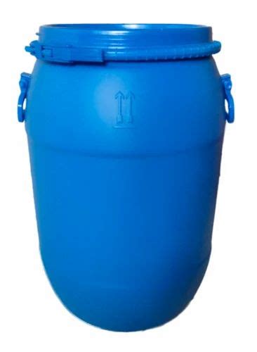 Chemicals Round 65 Ltr Hdpe Full Open Top Drums For Chemical Storage