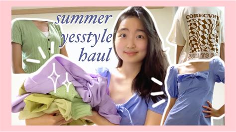 Ep 77 Summer Yesstyle Haul 🏝️ An Honest Try On Review Youtube