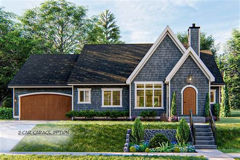 Plan 62806dj 3 Bed Modern Cottage Style House Plan With Split Bedroom