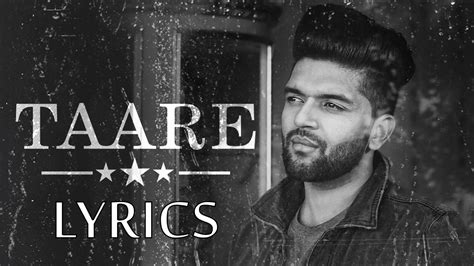 Guru Randhawa TAARE Lyrics Full Song 2017 YouTube